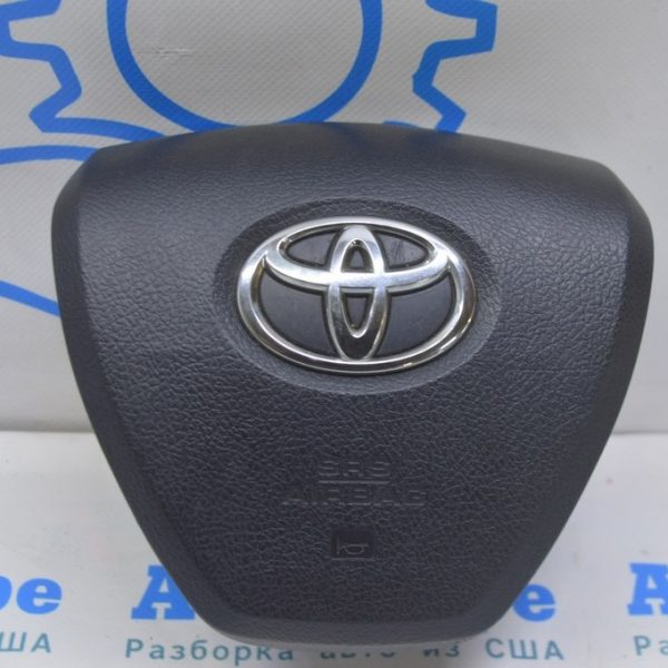 Подушка безопасности airbag в руль водительская Toyota Camry v50 12-14 usaeuro SE черн (03) 45130-06200-C0