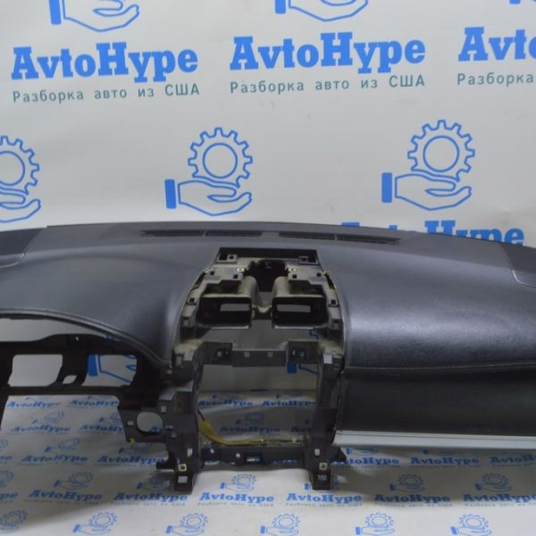 Торпедо передняя панель голая Toyota Camry v50 12-14 usaeuro черн (03) белая строчка 55301-06260-C0