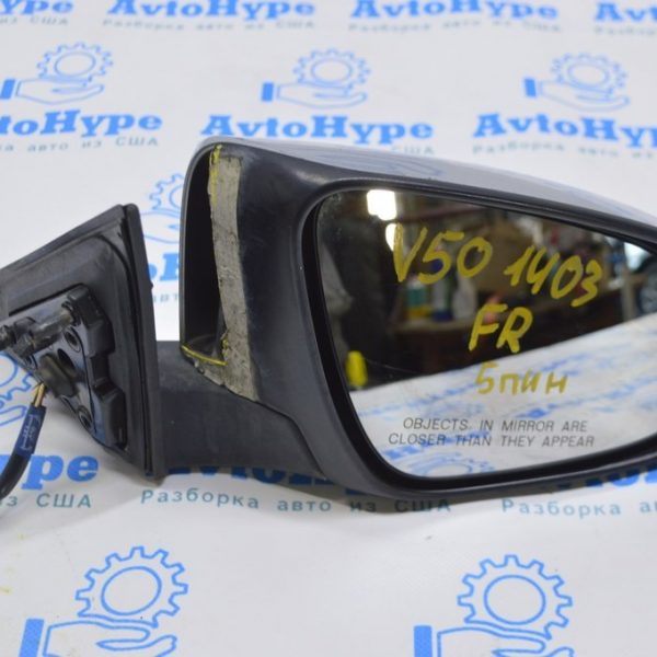 Зеркало боковое правое Toyota Camry v50 12-14 usa 5 пин, серебро, подогрев (03) дефект корпуса 87908-06411