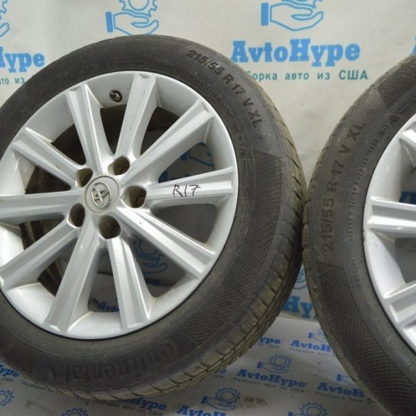 Диск колесный R17 x 7J ET45 (5*114.3) Toyota Camry v50 XLE usaeuro легк бордюрк,окислы (02) 4 42611-06730