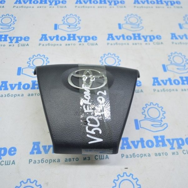 Подушка безопасности airbag в руль водительская Toyota Camry v50 12-14 usaeuro LE черн (02) 45130-06170-C0