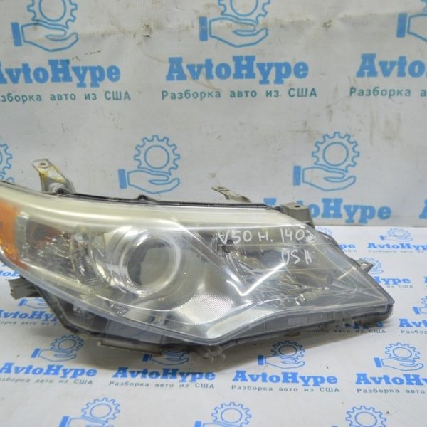 Фара передняя правая Toyota Camry v50 12-14 usa LE (02) под полировку, деланная 8111006470