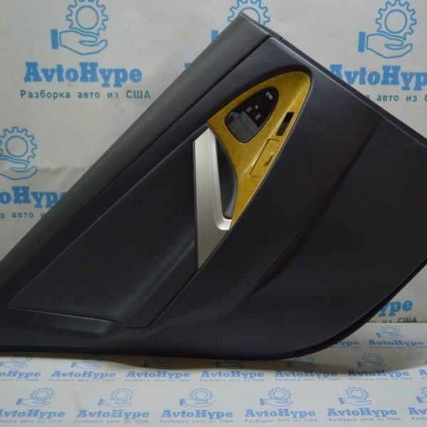 Обшивка двери карточка зад лев Toyota Camry v40 черн кожа вставка под дерев, реализ Вадим 6764006300