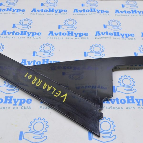 Накладка двери боковая задняя правая задняя Range Rover Velar L560 17- J8A2254A42AB глянец LR092739