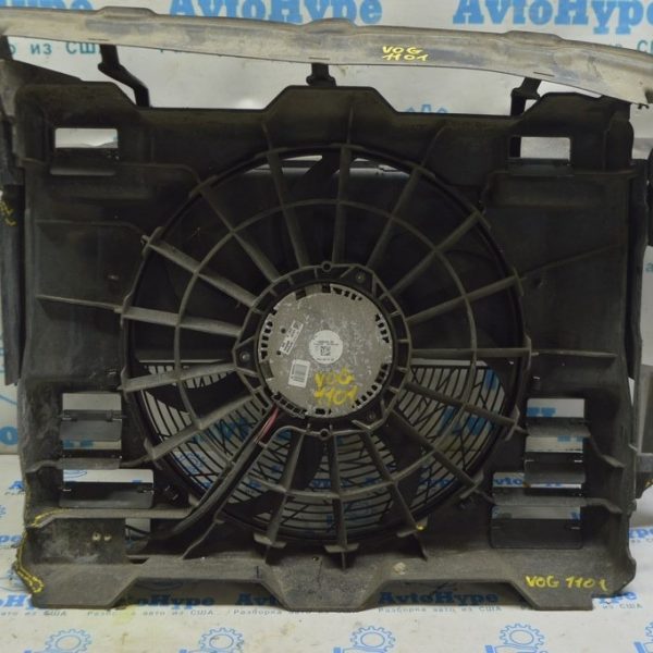 Диффузор кожух радиатора в сборе Range Rover VOG L322 02-12 (01) трещины LR020124