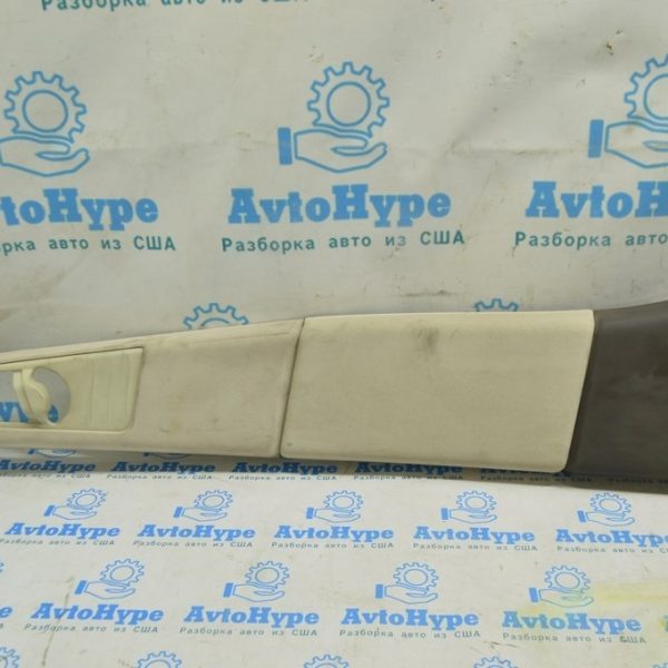 Накладка центральной стойки верхняя (ремень) левая Range Rover VOG L322 02-12 беж LR011805