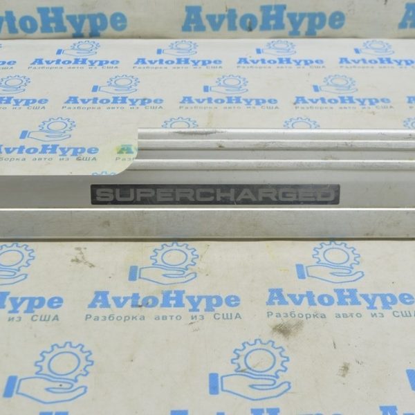 Накладка порога внешн перед прав хром Range Rover VOG L322 02-12 supercharged 7H42-13208-CA