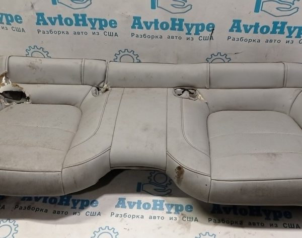 Задний ряд сидений (2 ряд) Chevrolet Volt 16- кожа серое деф. погрызли мыши