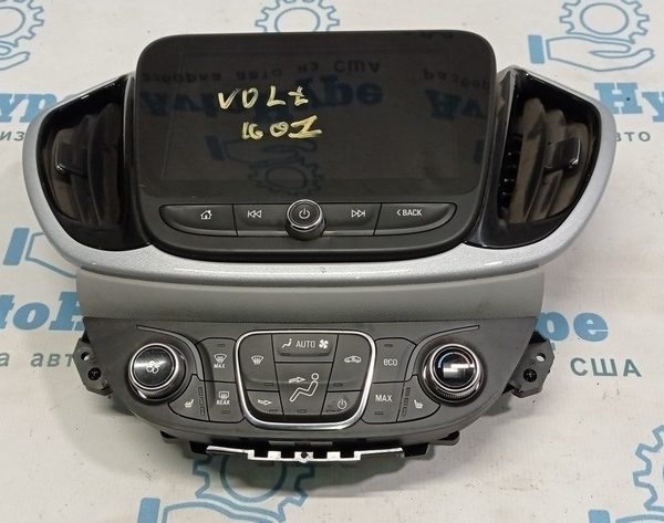 Дефлектор воздуховода торпеды центральный левый Chevrolet Volt 16- черн 23487158