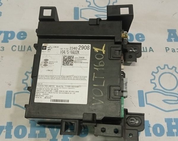 Блок Sattelite Radio Chevrolet Volt 16- 84102321