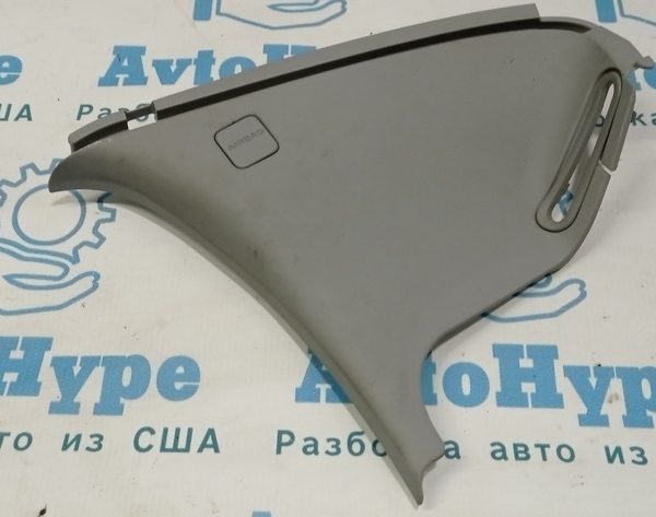 Накладка задней стойки правая под ремень Chevrolet Volt 16- серая 23394647