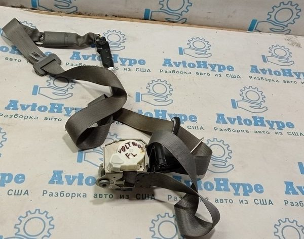 Водительский ремень безопасности Chevrolet Volt 16- серый стрельнувший 19331202