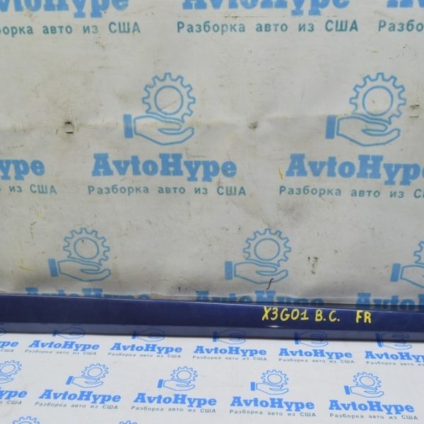 Накладка двери нижняя передняя правая BMW X3 G01 18-21 в цвет кузова цвет phytonic-blau m В.С 51138064794