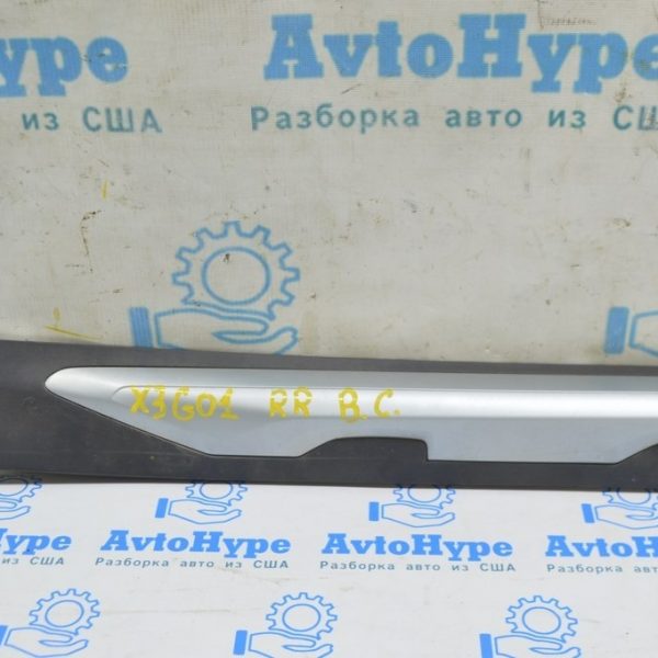 Накладка двери нижняя задняя правая BMW X3 G01 18-21 структура с серым молдингом реал. В.С. 5113139605