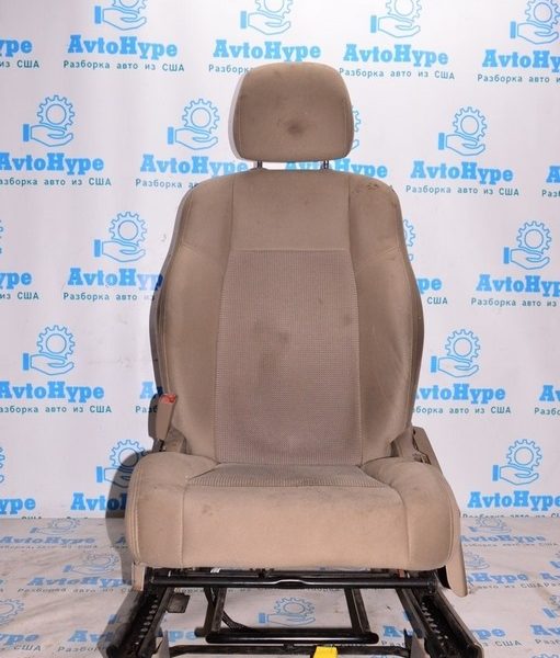 Водительское сидение Jeep Compass 11-16 тряпка корич (02) под химчистку 1UD85DK2AB