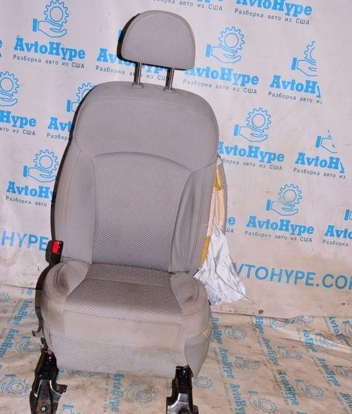 Водительское сидение Subaru Forester 14-18 SJ тряпка серая (04) стрельнуло электро 64140SG012VH