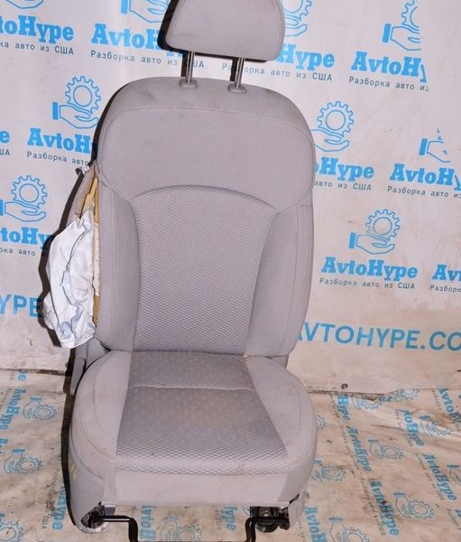 Пассажирское сидение Subaru Forester 14-18 SJ тряпка серая (04) стреьнуло 64139SG102LL