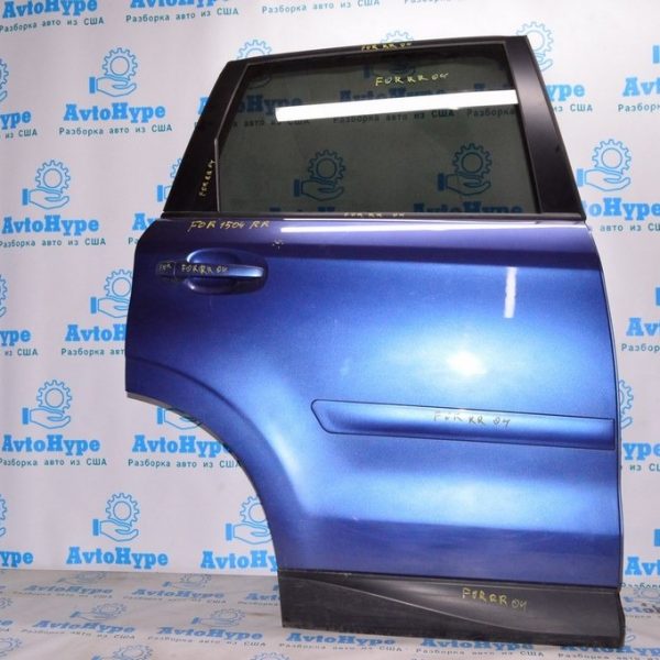 Дверь голая зад прав Subaru Forester 14-18 SJ (04) синий цвет 60409SG0219P