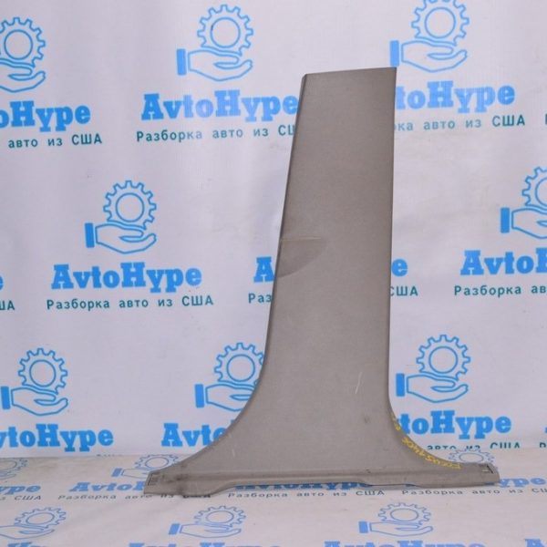 Накладка центральной стойки нижняя правая Ford Focus mk3 11-18 серая CV6Z-5424346-BA