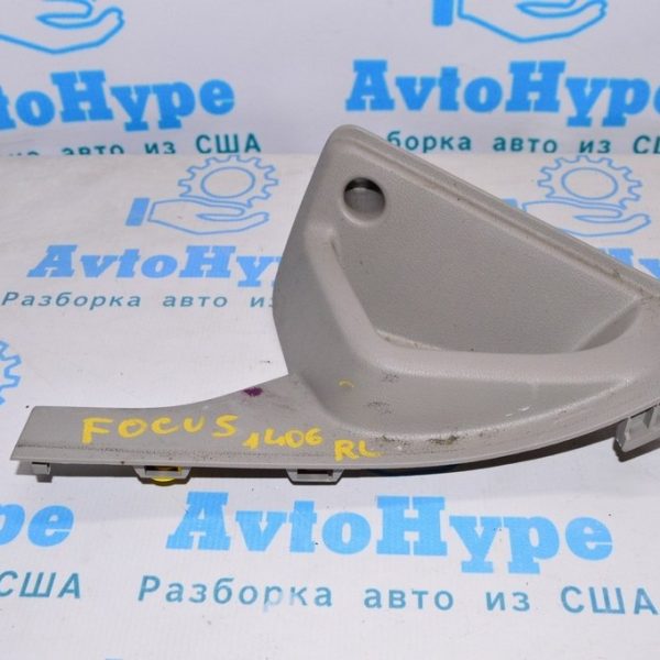 Накладка порога зад лев Ford Focus mk3 11-18 беж CV6Z-5413229-BA