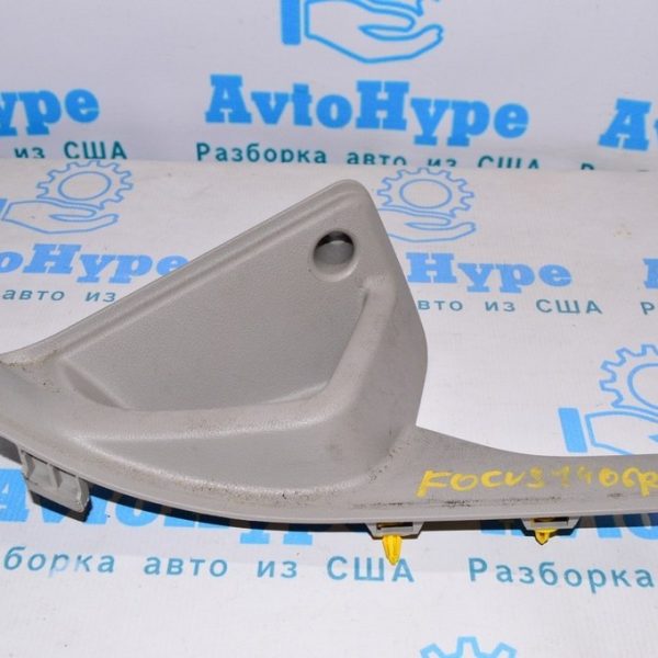 Накладка порога зад прав Ford Focus mk3 11-18 серая CV6Z-5413228-BA