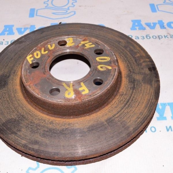 Диск тормозной перед прав Ford Focus mk3 11-18 BV6Z-1125-E