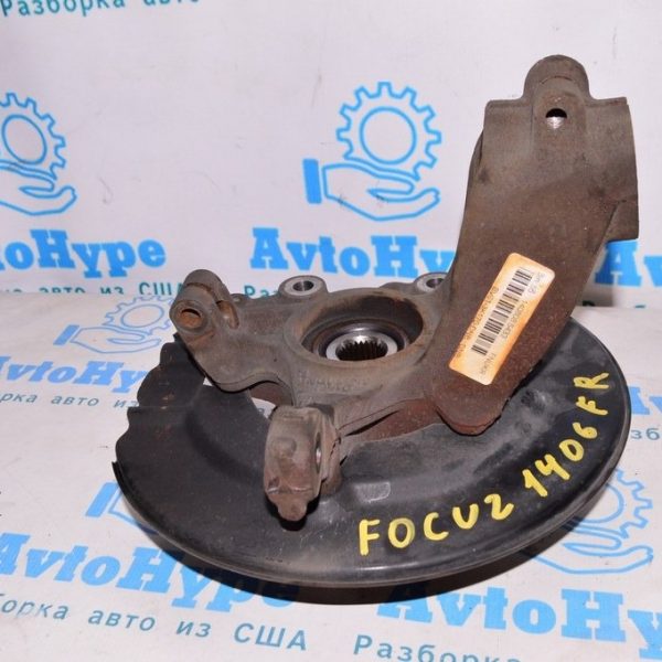 Цапфа со ступицей передняя правая Ford Focus mk3 11-18 (06) BV6Z-3K185-D
