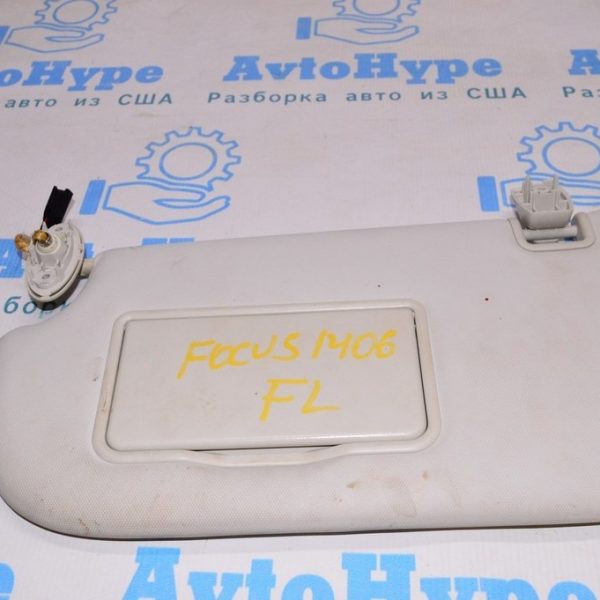 Козырек левый Ford Focus mk3 11-18 5d серый F1EZ-5804105-AA