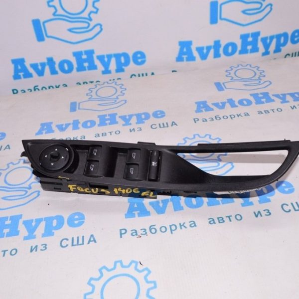 Управление стеклоподъемником перед лев Ford Focus mk3 11-18 на 4 кнопки BM5Z-14529-H