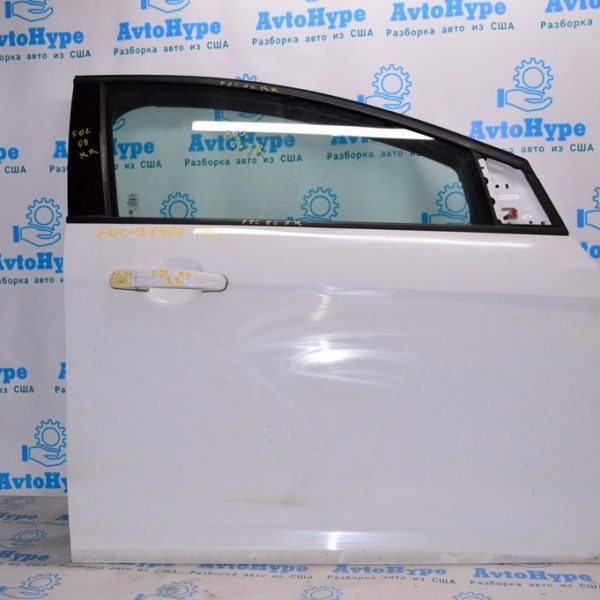 Дверь голая перед прав Ford Focus mk3 11-18 (06) белый цвет YZ F1EZ-5820124-A