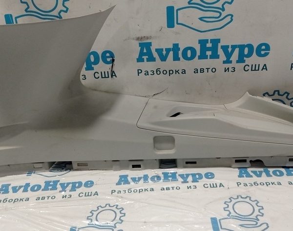 Накладка задней стойки нижняя левая Subaru Forester 14-18 SJ серая 94015SG100LO