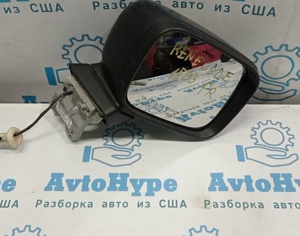 Зеркало боковое правое Jeep Renegade 15- черный мат (03) 735612599 5VY83LXHAA
