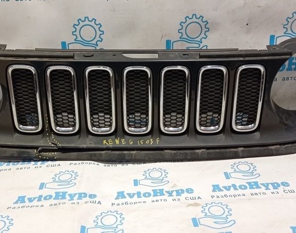 Каркас решетки радиатора grill Jeep Renegade 15-18 дорест (03) под пайку 68406187AA