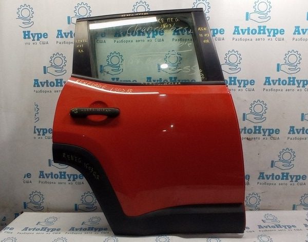 Дверь голая зад прав Jeep Renegade 15-оранжевый цвет (03) 68320674AA