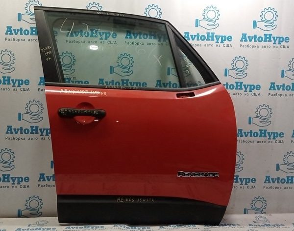 Дверь голая перед прав Jeep Renegade 15- оранжевый цвет (03) 68320801AA