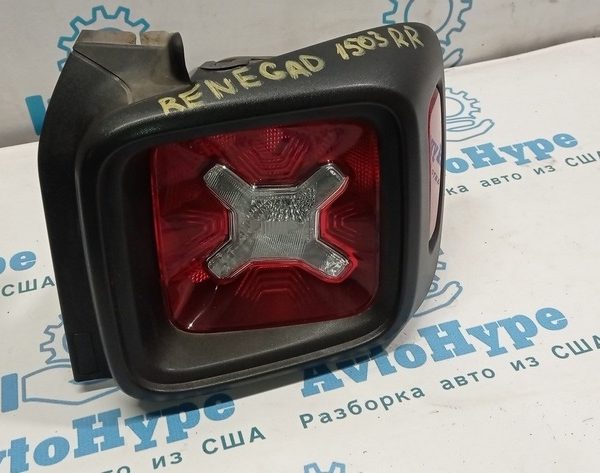 Фонарь правый Jeep Renegade 15-18 дорест черное обрамление (03) 68429834AA