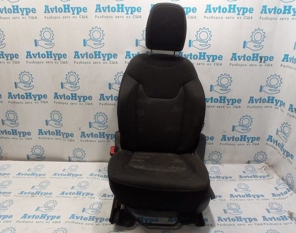 Водительское сидение Jeep Renegade 15- черн тряпка