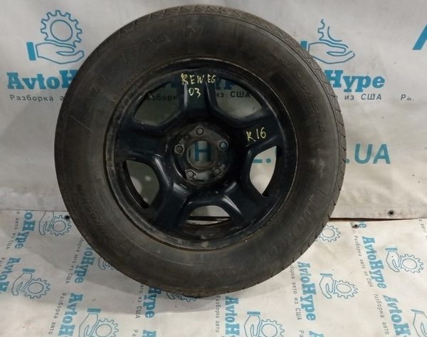 Диск колесный R16 Jeep Renegade 15- сталь черный (03) третий 68256382AA