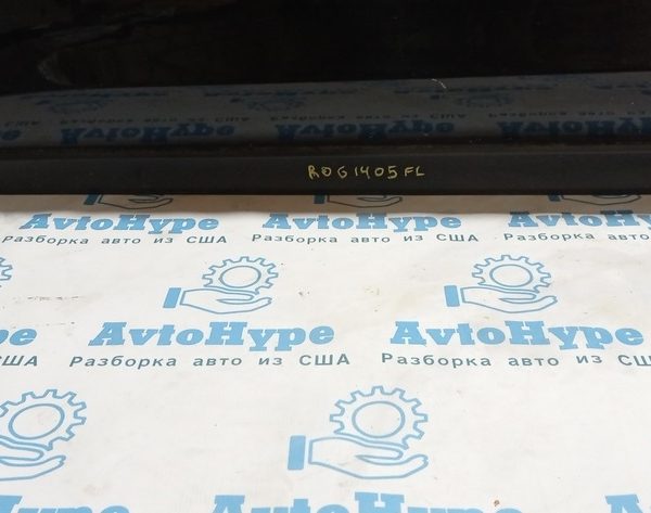 Накладка двери нижняя перед лев Nissan Rogue 14- черн 80877-4BA0A