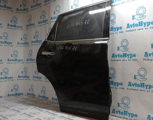 Дверь голая зад прав Nissan Rogue 14- (05) черный,цвет KH3 82100-4BA0A