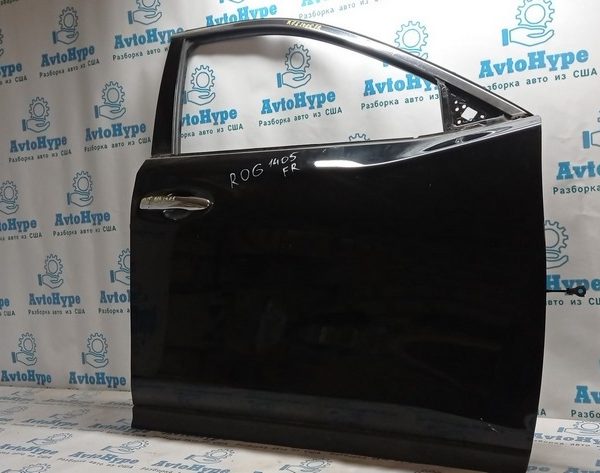Дверь голая перед прав Nissan Rogue 14- (05) черный,цвет KH3 80100-6FL0A