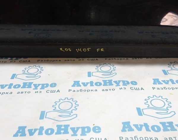 Накладка двери нижняя перед прав Nissan Rogue 14- черн 80876-4BA0A