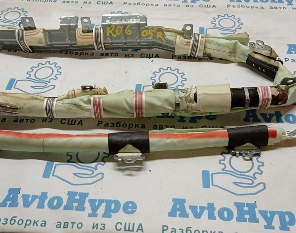 Подушка безопасности airbag боковая шторка правая Nissan Rogue 14- 985P0-7FH8A