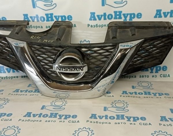 Решетка радиатора grill Nissan Rogue 14-16 без камеры (05) 62310-4BA0A