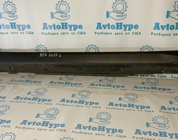 Порог левый Nissan Rogue 14-16 черн мат (05) 76851-4BA0A