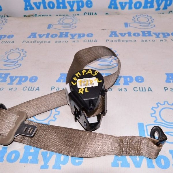 Ремень безопасности зад лев Jeep Compass 11-16 корич 1GE61DK2AB