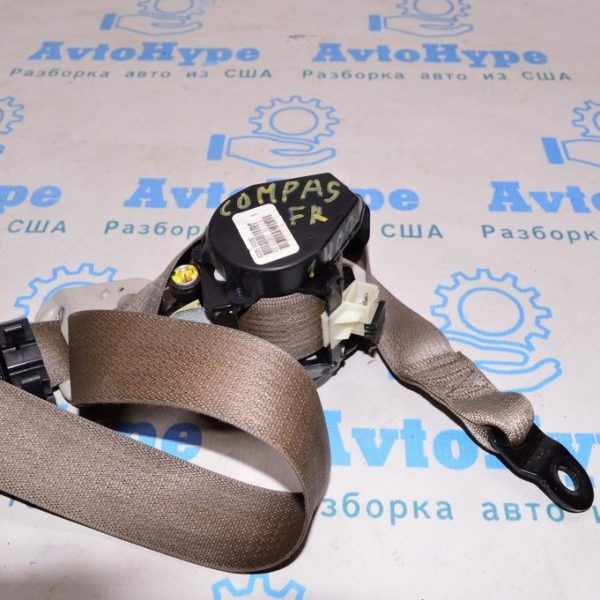 Пассажирский ремень безопасности Jeep Compass 11-16 корич 1XC681K2AB