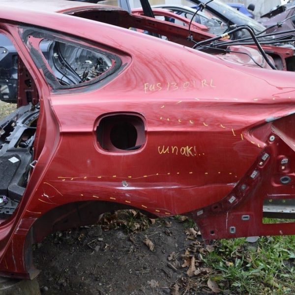 Четверть крыло задняя левая Ford Fusion mk5 13- красная дефектная (01) закат шпаклеван HS7Z-5427841-A