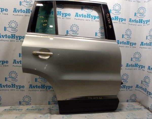 Дверь голая зад прав VW Tiguan 09-17 серебро (06) тычка 5N0-833-056-A