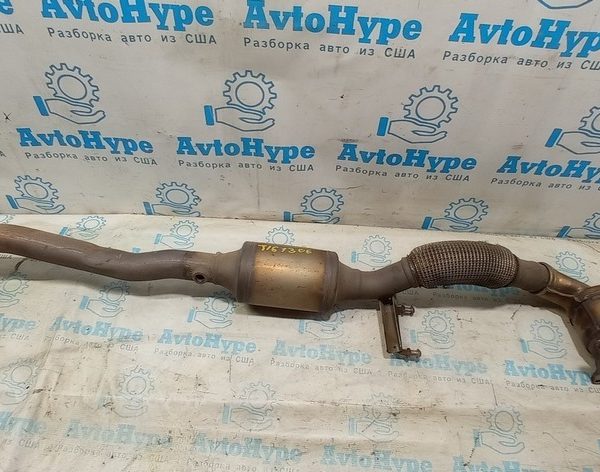 Приемная труба с катализатором VW Tiguan 09-17 ( на ней 2 катализатора) 1K0131701DN (02) 5N0254500SX